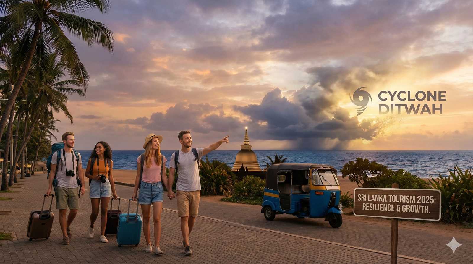 Sri Lanka Tourism in 2025: How Cyclone Ditwah Hit Peak Season and What It Means for 2030 Growth