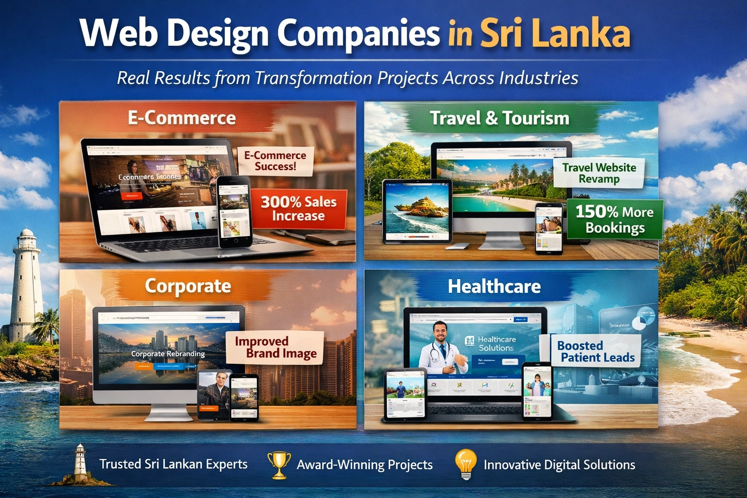 Web Design Companies in Sri Lanka: Real Results from Transformation Projects Across Industries
